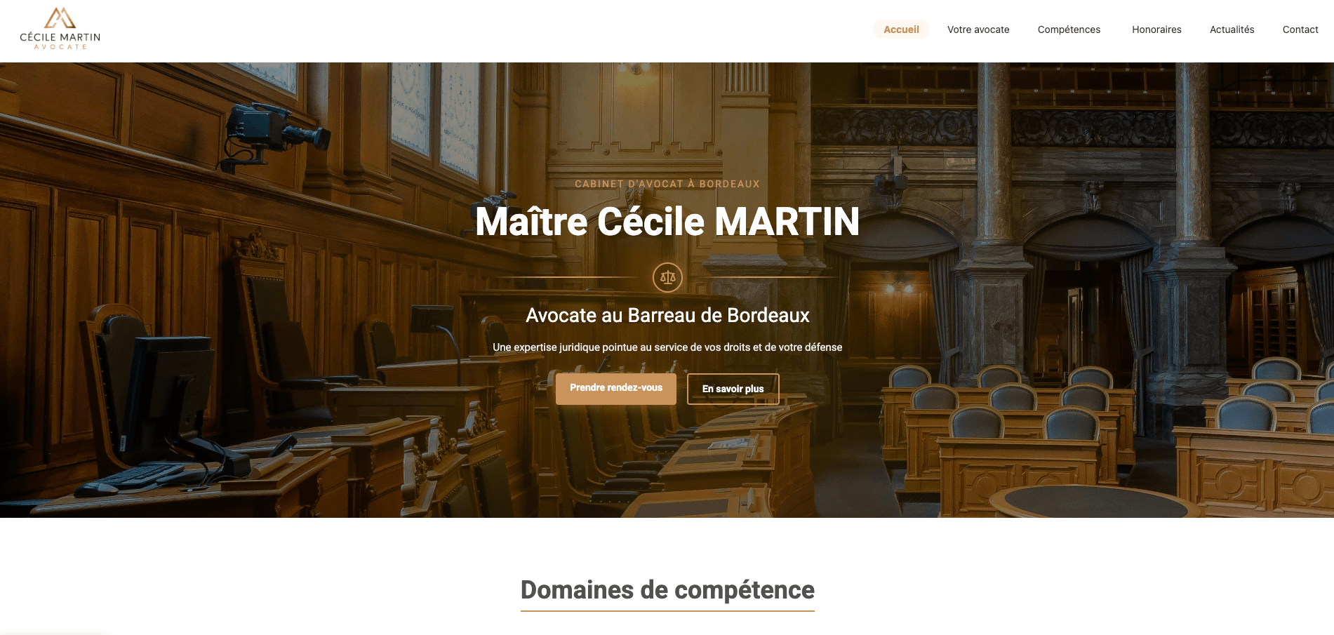 Aperçu de Cabinet Cécile Martin